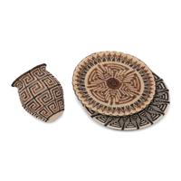 Tohono O'odham and Akimel O'odham Miniature Horsehair Baskets