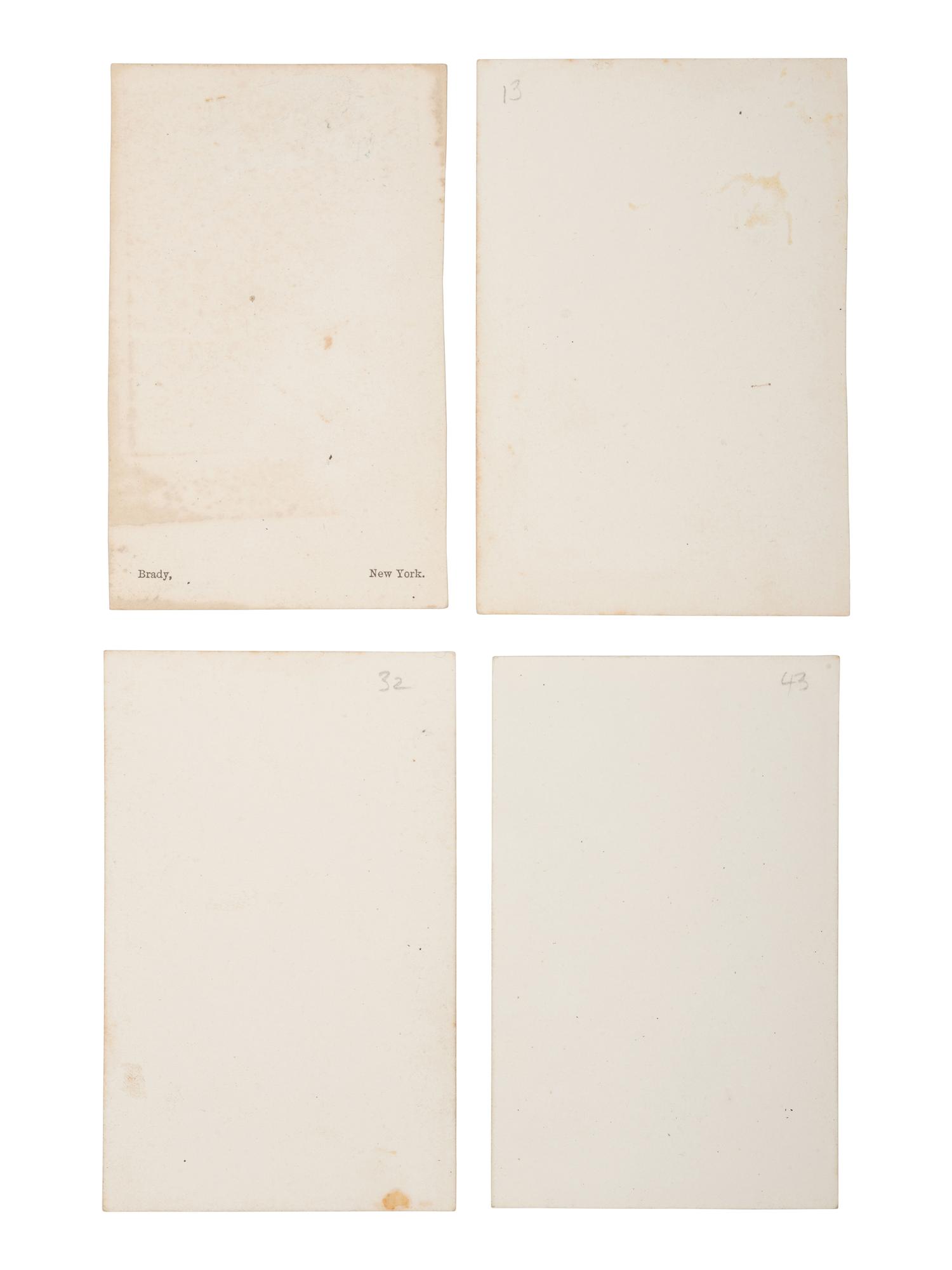 [CIVIL WAR]. A group of 8 photographs of the 7th New York State Militia at Camp Cameron. April-June, 1861.