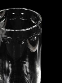 A Daum Glass Vase and a William Yeoward Glass Lucia Vase