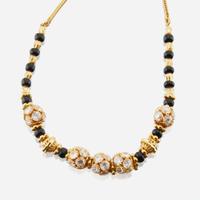 A collection of high karat gold jewelry