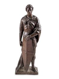 A French Bronze Figure of Saint George After Donatello
