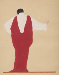 Georges Lepape (French, 1887–1971) — Le Manteau de Pourpre (Paul Poiret), for Gazette du Bon Ton, 1913