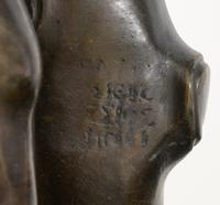 A Continental Bronze Figure of The Borghese Gladiator