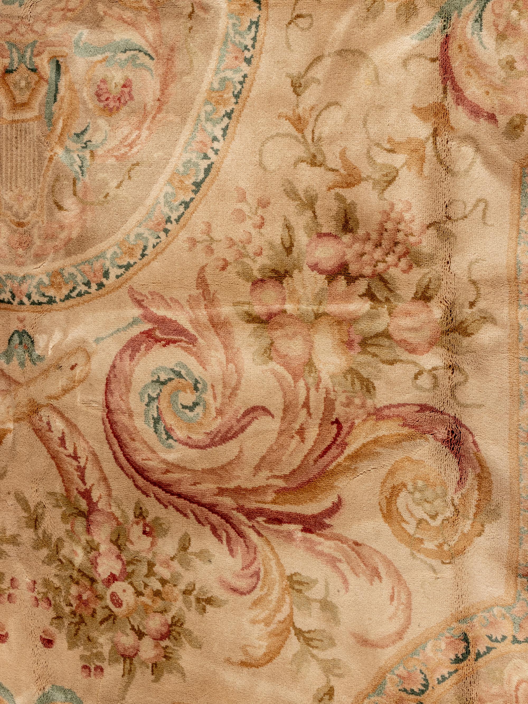 A Savonnerie Style Wool Rug