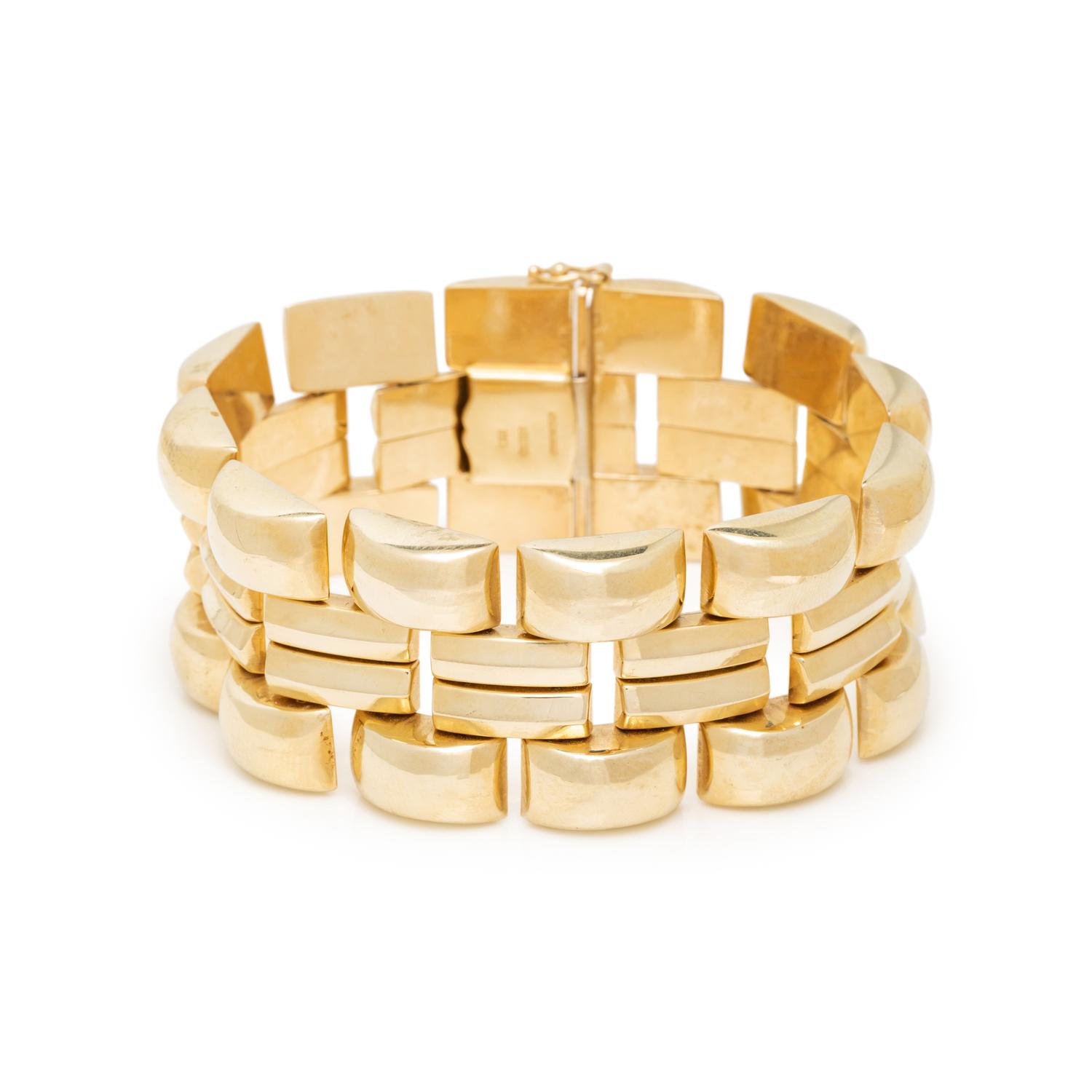 MILOR, YELLOW GOLD BRACELET