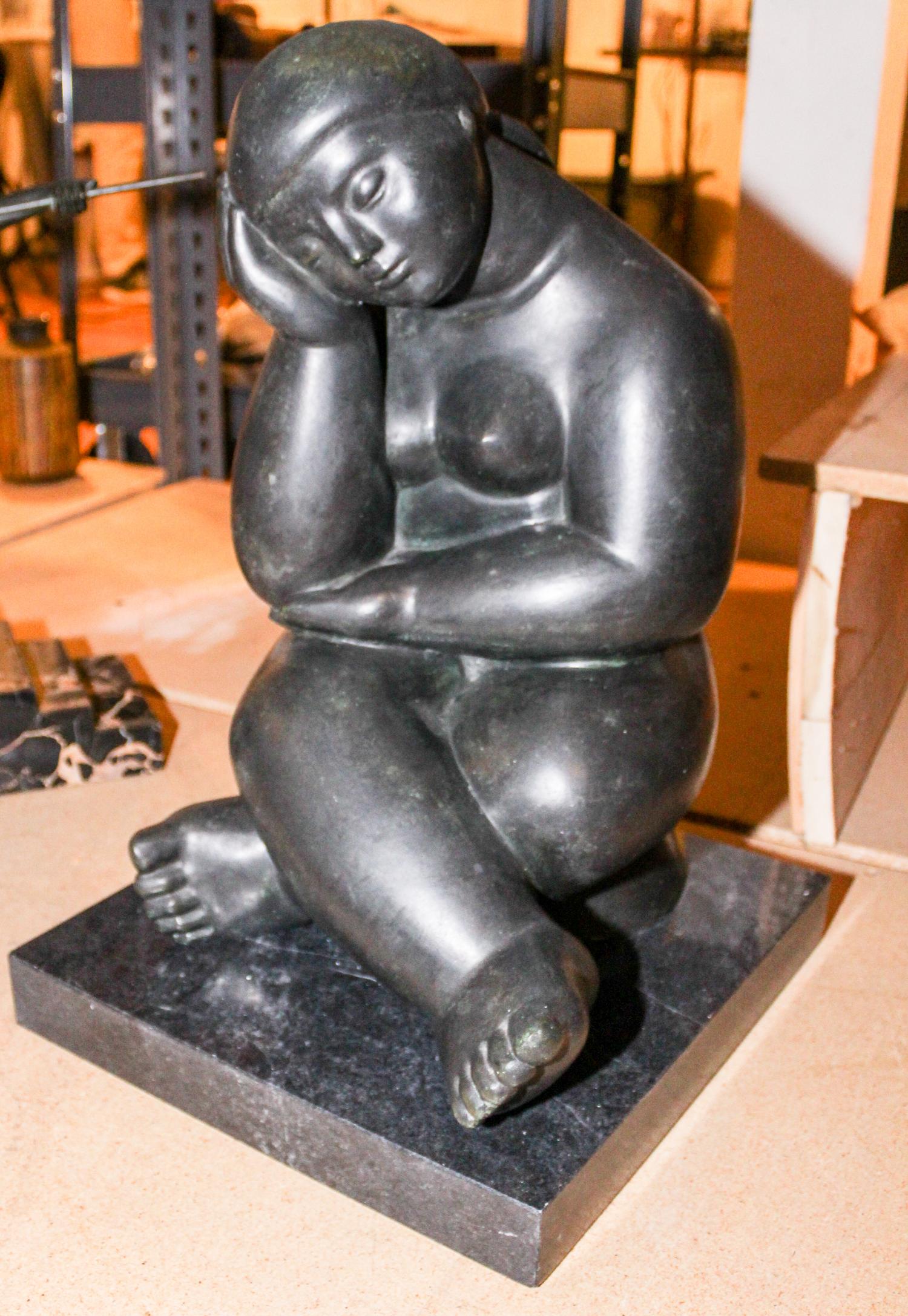 Vasco Pereira da Conceicao, (Portuguese, 1914-1992), Female in Repose, 1967