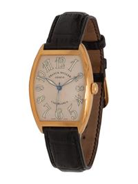 FRANCK MULLER, 18K YELLOW GOLD TONNEAU NO 4 'CASABLANCA' WATCH