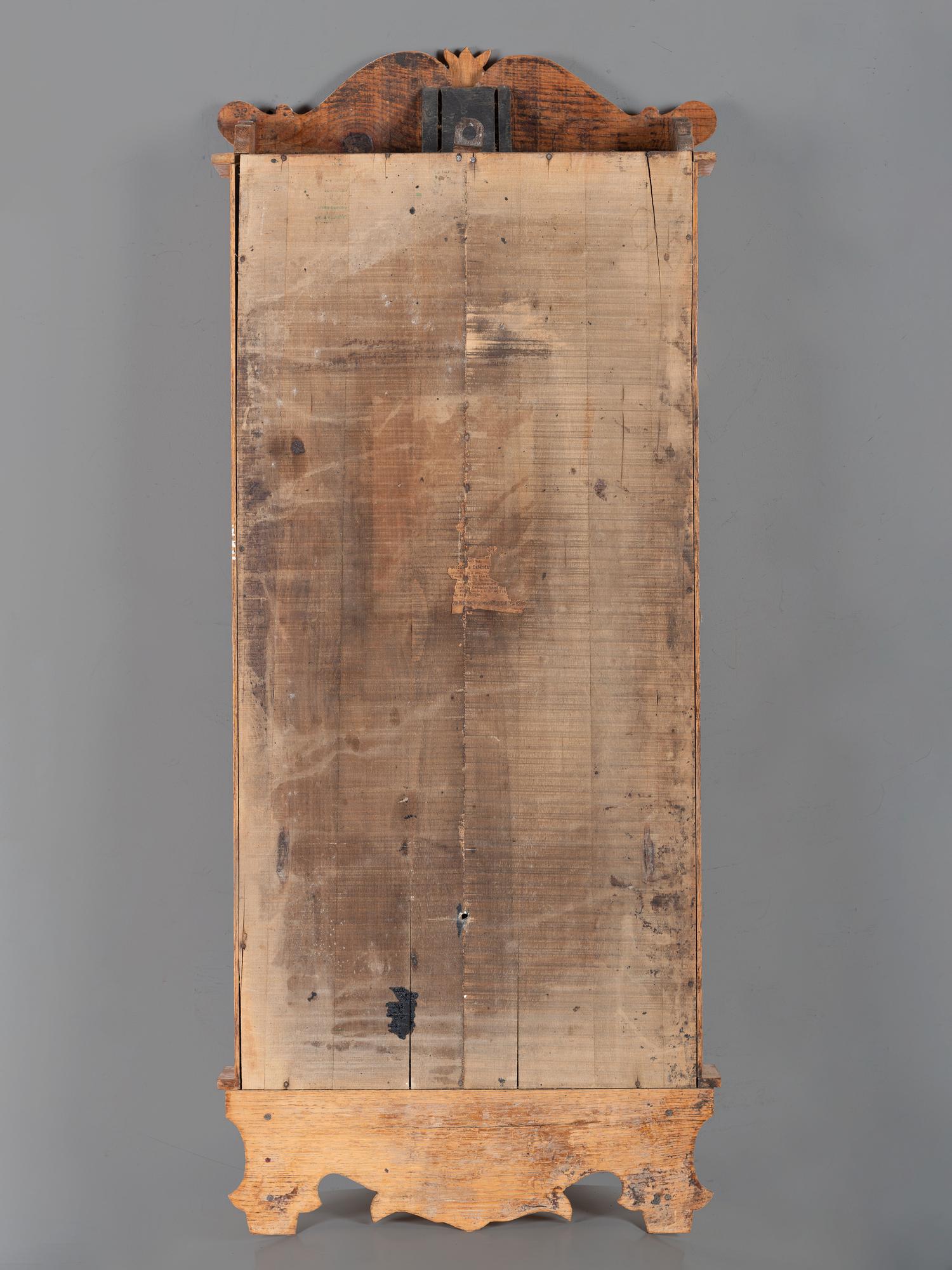 A Victorian Carved Oak Regulator Wall-Clock