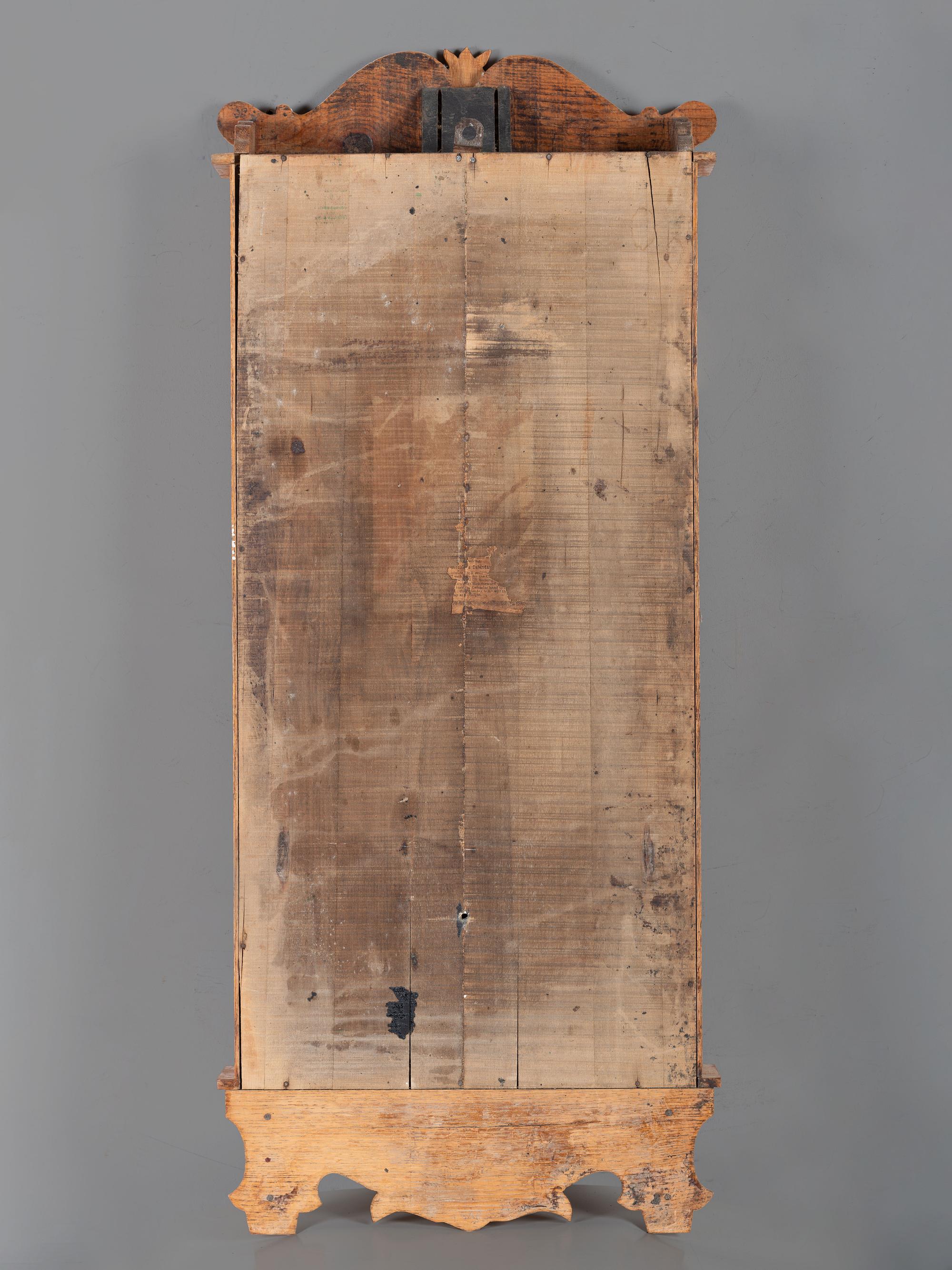 A Victorian Carved Oak Regulator Wall-Clock