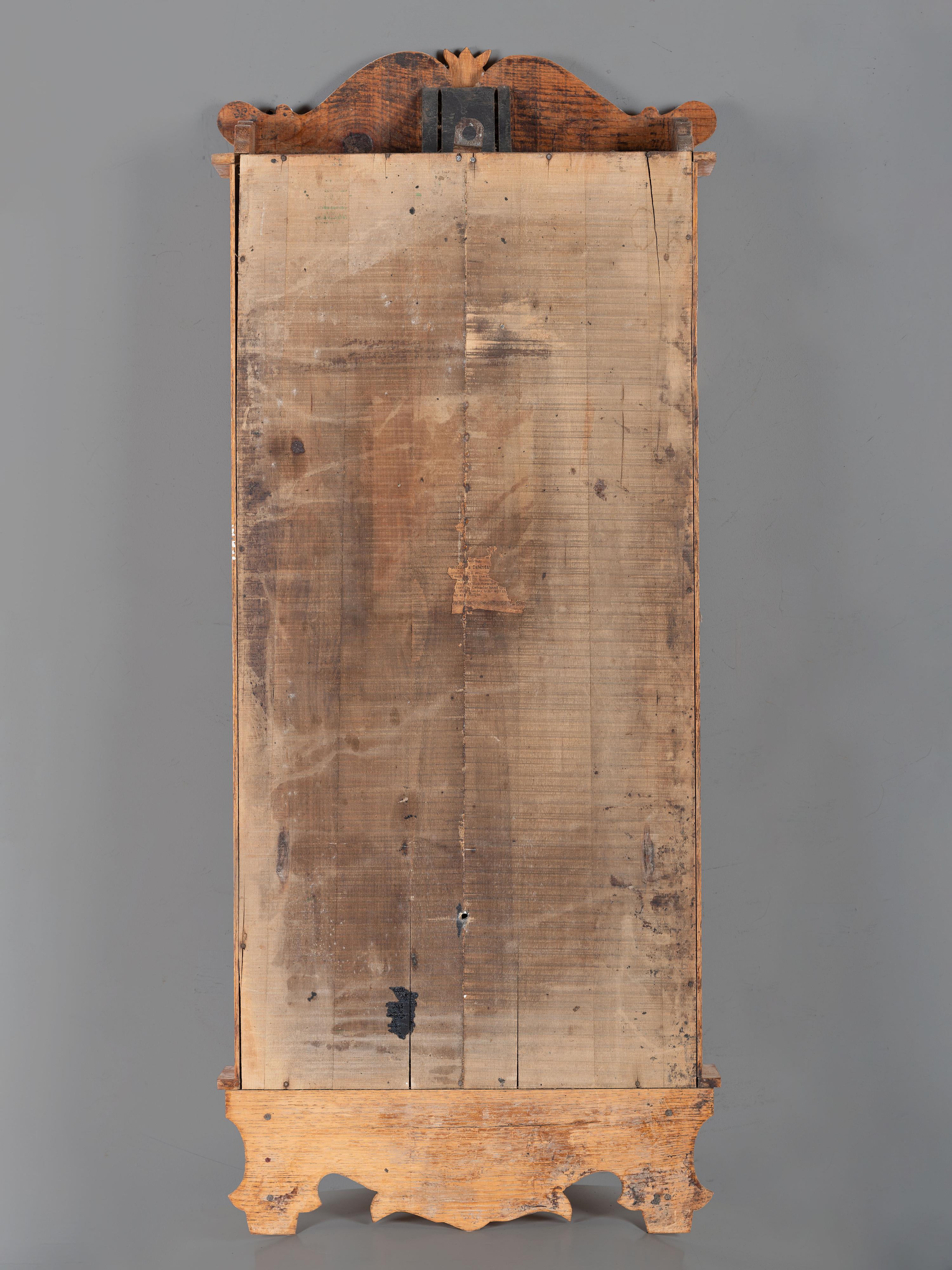 A Victorian Carved Oak Regulator Wall-Clock