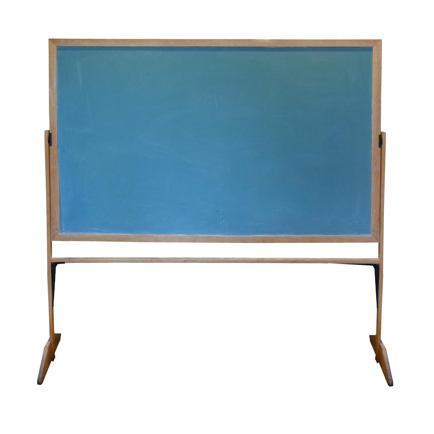 A Chalk Board on Stand 76" W x 20" D x 77" H — Italy, Early 20th Century