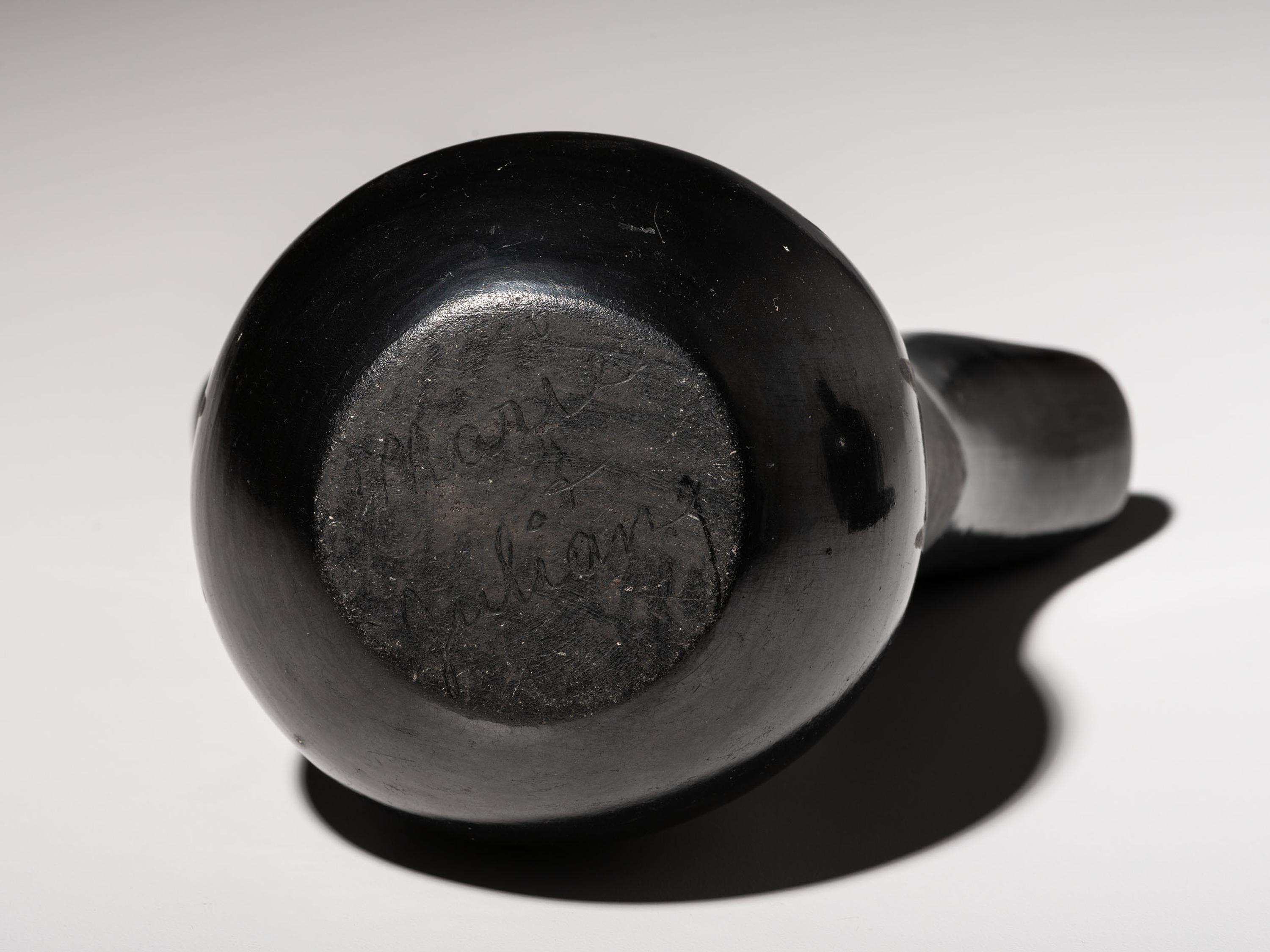 Blackware Pottery Candle Holder and Wedding Vase 1920-1943