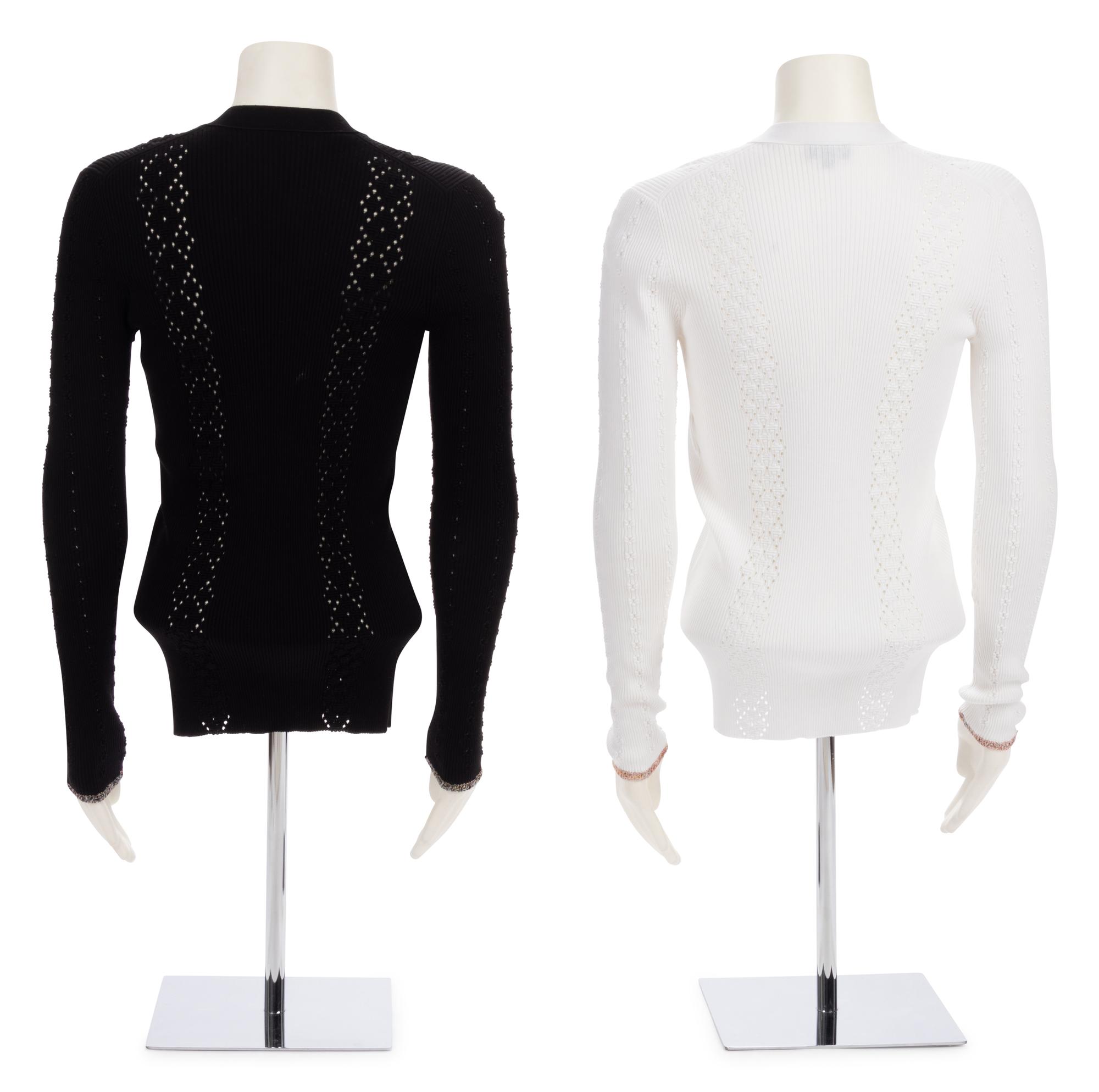 Two Chanel Matching Knit Cardigans, 2000's