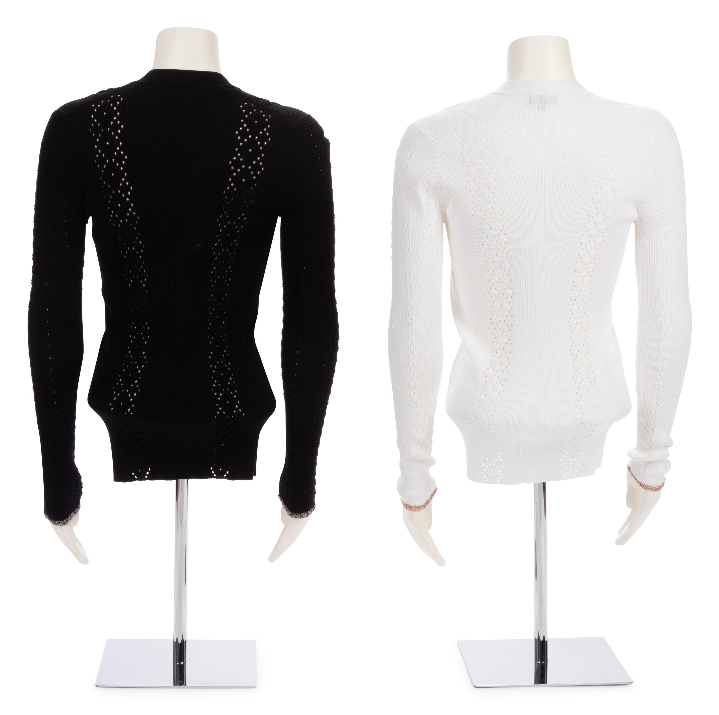 Two Chanel Matching Knit Cardigans, 2000's