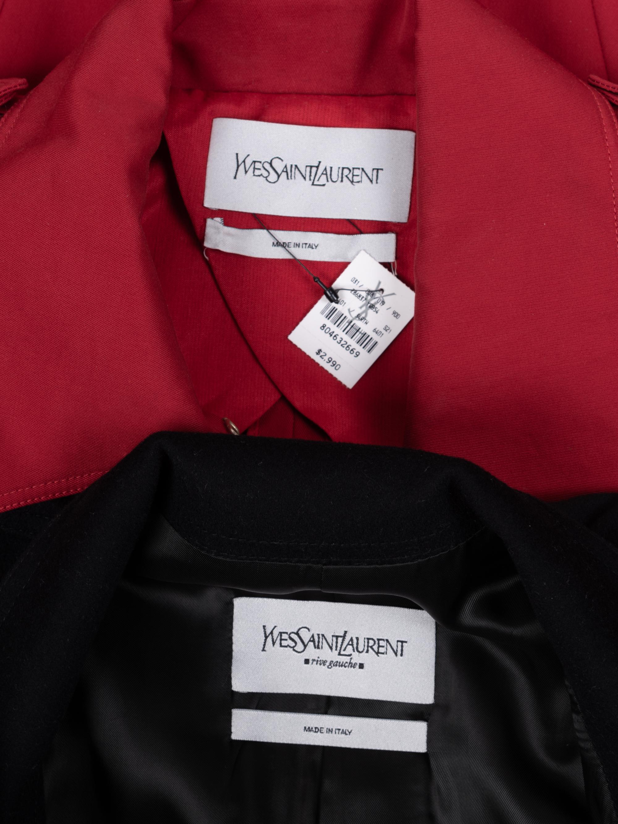 Two Yves Saint Laurent Coats, 2000-10s