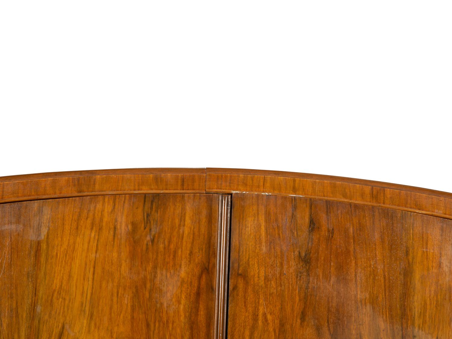An Art Deco Burlwood Wardrobe
