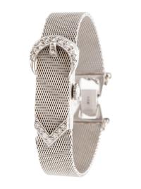 BAUME & MERCIER, 14K WHITE GOLD AND DIAMOND SURPRISE WRISTWATCH