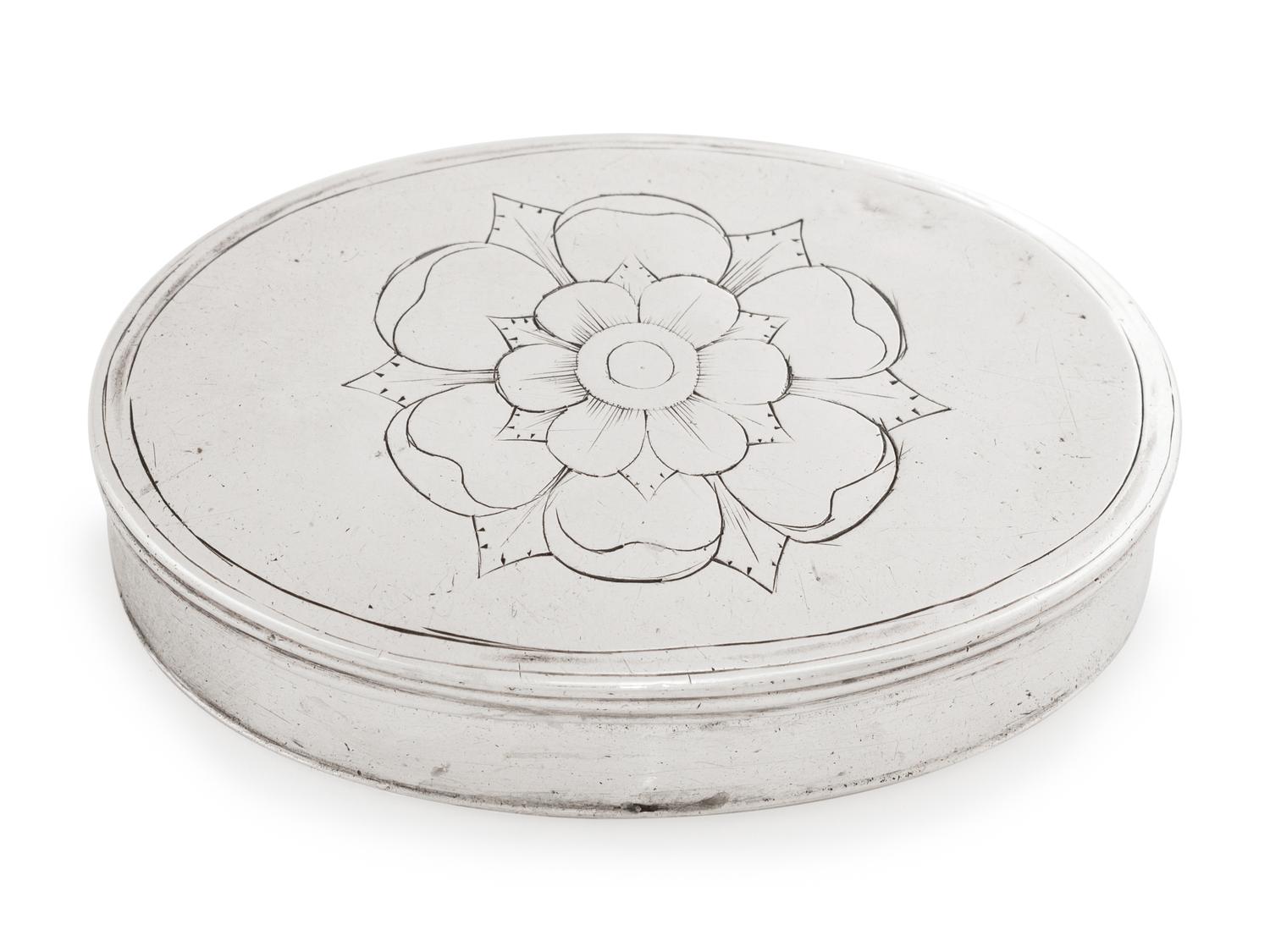 A Rare Early American Silver Snuff Box