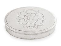 A Rare Early American Silver Snuff Box