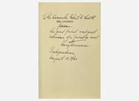 [Presidential] Truman, Harry S.: Mr. Citizen