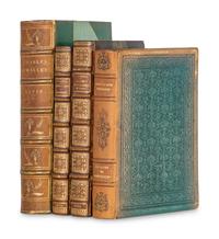 [BINDINGS] -- [LITERATURE]. A group of 108 volumes, most in contemporary full or half leather bindings, including works related to British literature and history.