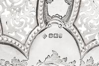 A Victorian Silver Centerpiece Basket
