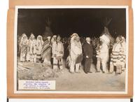 [NATIVE AMERICANS]. Album of 18 photographs of Blackfeet Chiefs, incl. Two Guns White Calf.