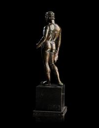 A Hellenistic Bronze Hermes with Silver Inlay