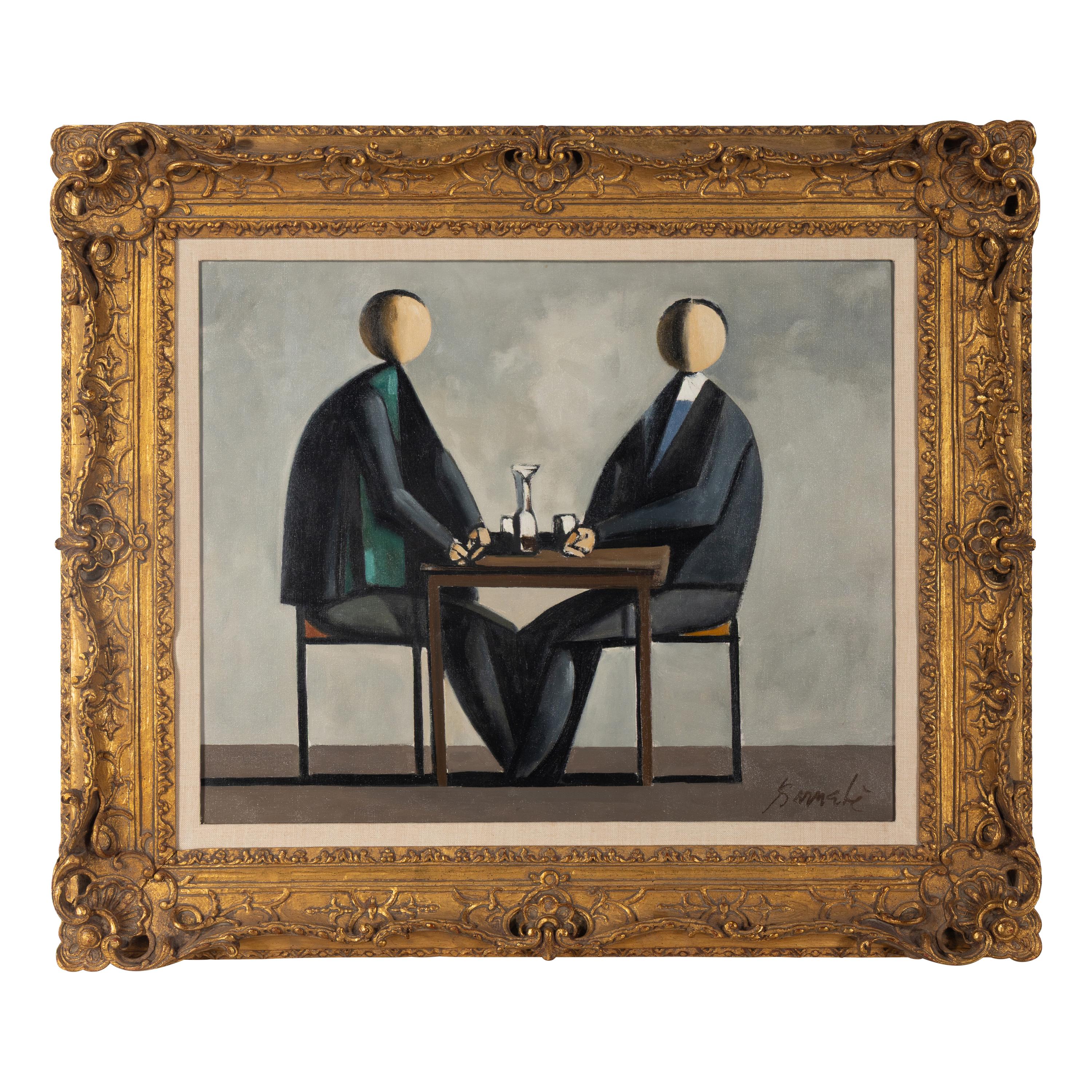 Duilio (Dubè) Barnabé (Italian, 1914-1961) — The Drinkers , 1958