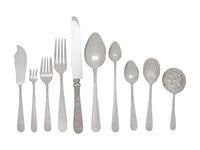 An American Silver Flatware Service