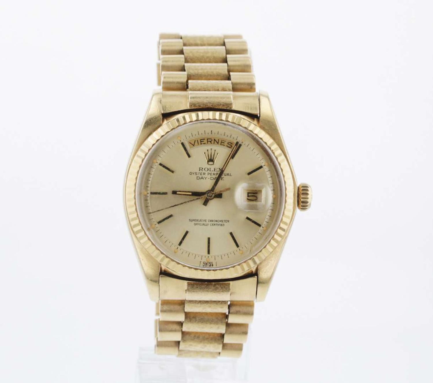 Rolex President Day-Date Spanish Calendar Rare 1803 C.1975