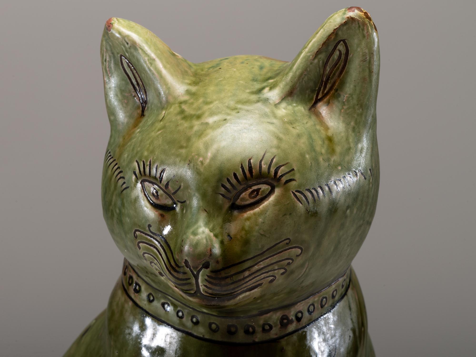 Seated Cat, Circa 1900