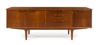 Scandinavian Design, c.1960, sideboard, with 3 drawers and 3 doors