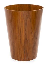 An American Rosewood Waste Paper Basket, Gladmark Height 13 inches.
