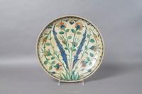 An Iznik Ceramic Plate, Diameter 11 1/4 inches.