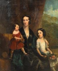 Portrait of a Lady and Her Two Daughters