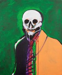 Untitled Portrait with Skull