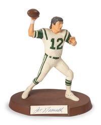 A Joe Namath Signed Autograph Salvino Figure,