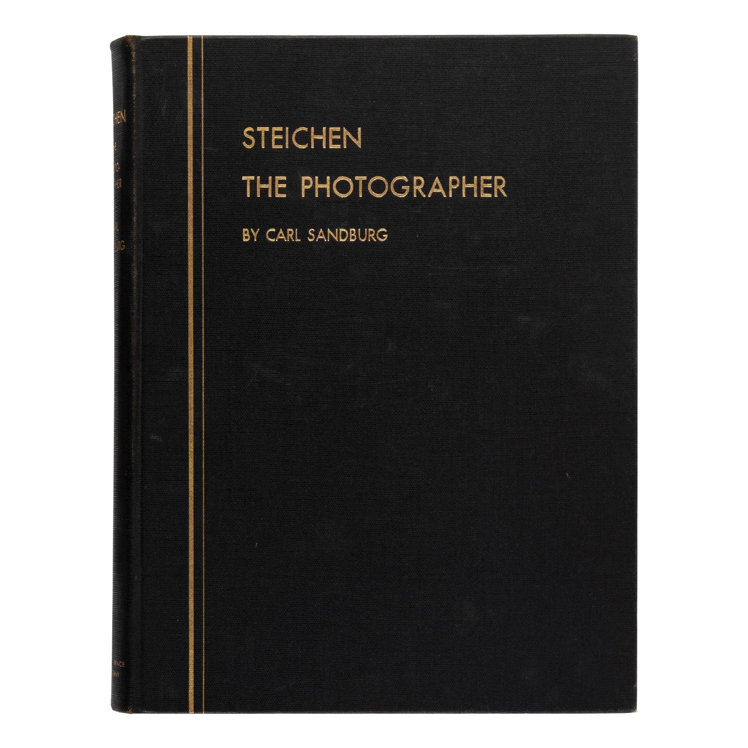 [Photography]. Steichen, Edward (1879-1973). -- Sandburg, Carl (1878-1967). Steichen The Photographer . New York: Harcourt, Brace and Company, 1929.