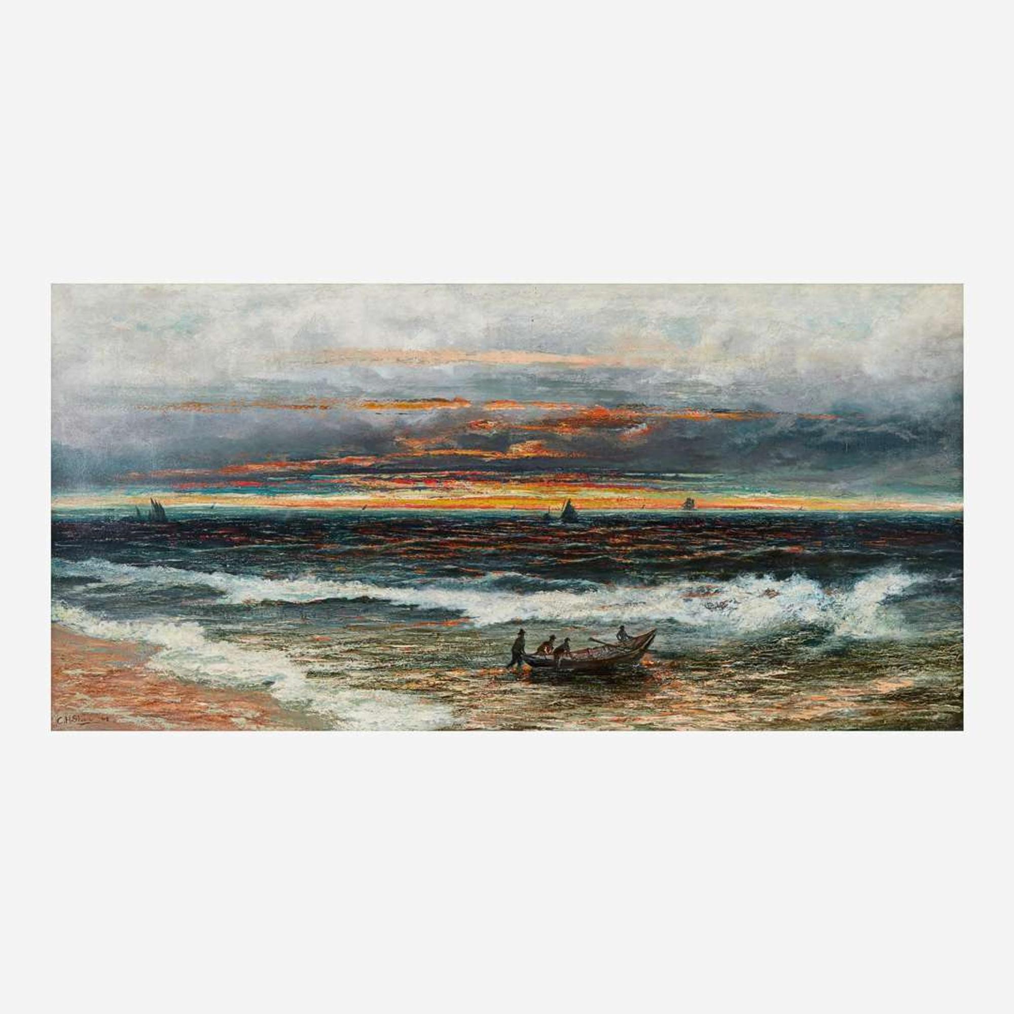 Christopher H. Shearer (American, 1840–1926) Seascape