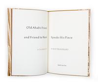 BRADBURY, RAY. Old Ahab's Friend, and Friend to Noah, Speaks His Piece. By the Author, 1971. Limited, signed.
