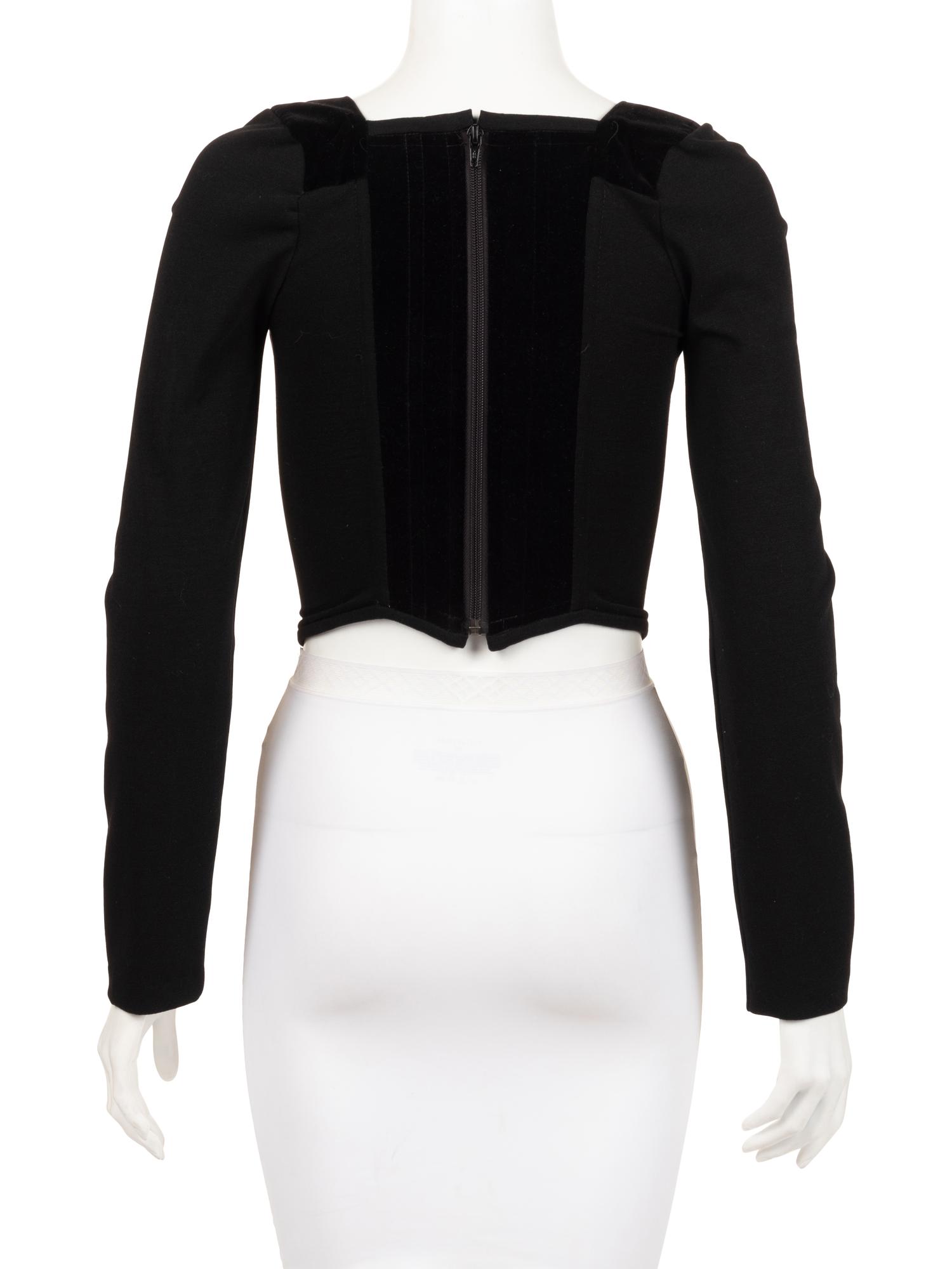Vivienne Westwood Net and Velvet Corset Top, c.1990