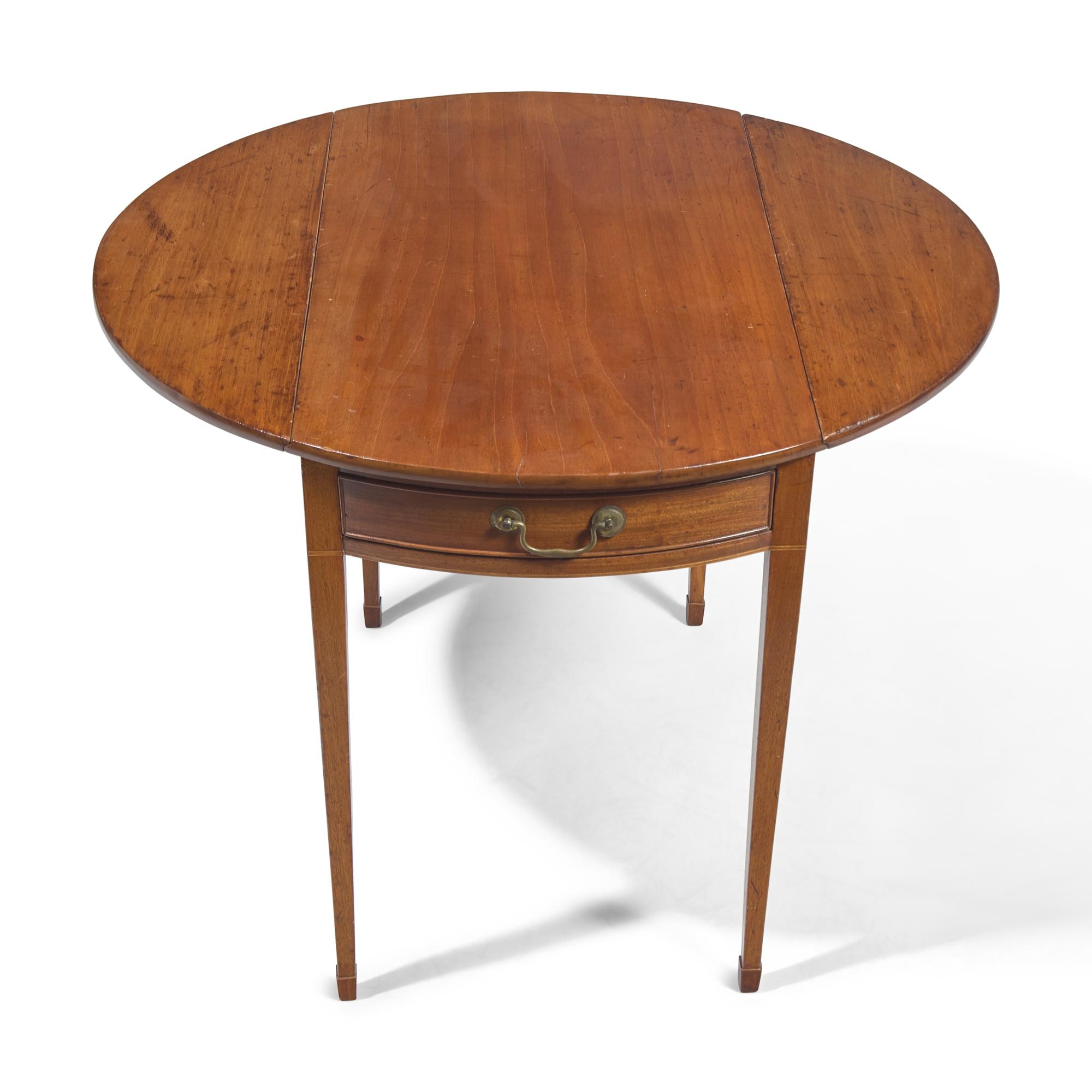 A George III Inlaid Mahogany Pembroke Table