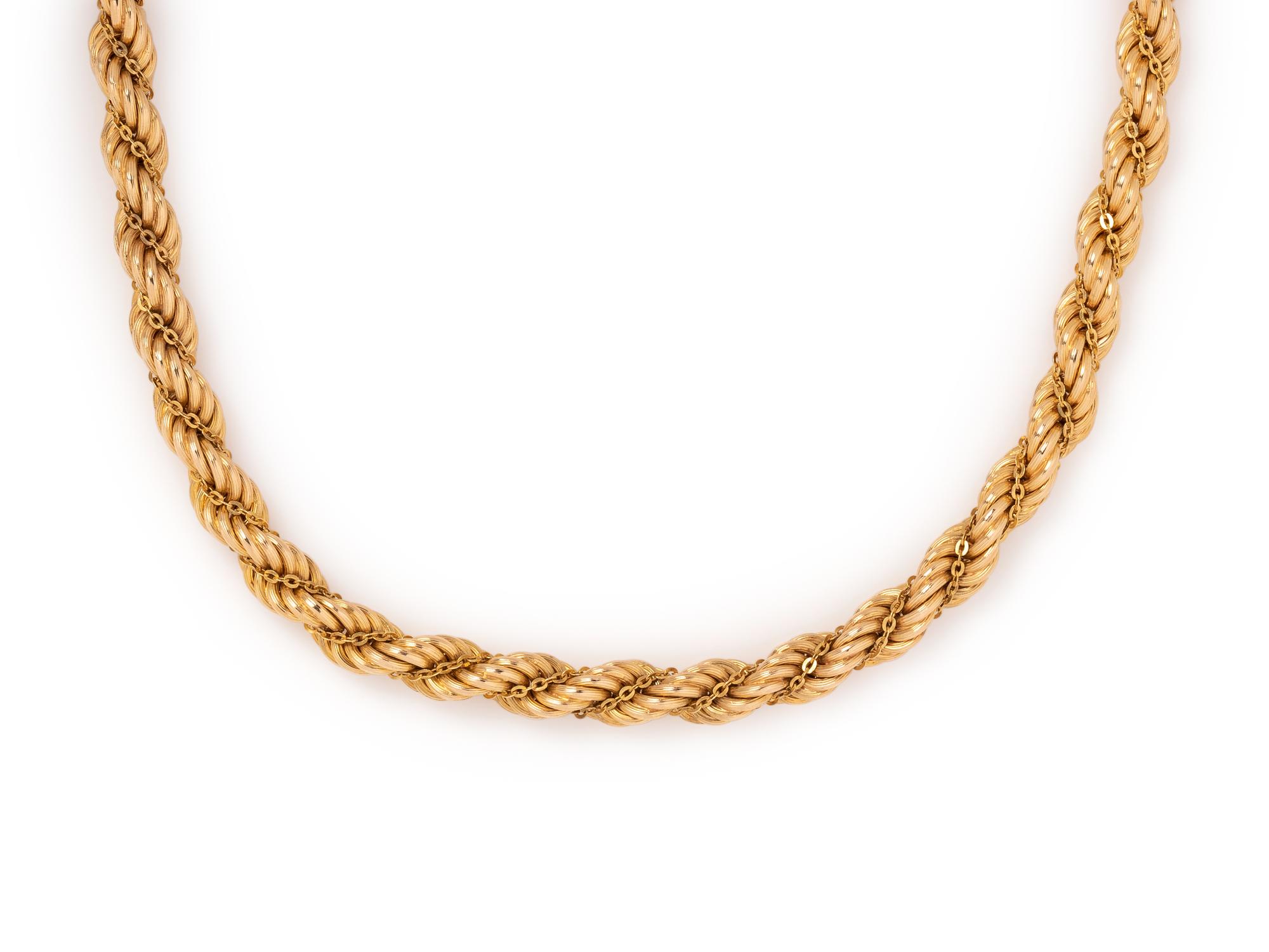 YELLOW GOLD NECKLACE