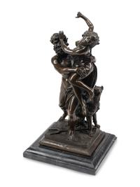 A Grand Tour Bronze Group