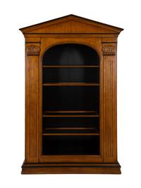 A Georgian Style Walnut Bookcase — 20TH CENTURY