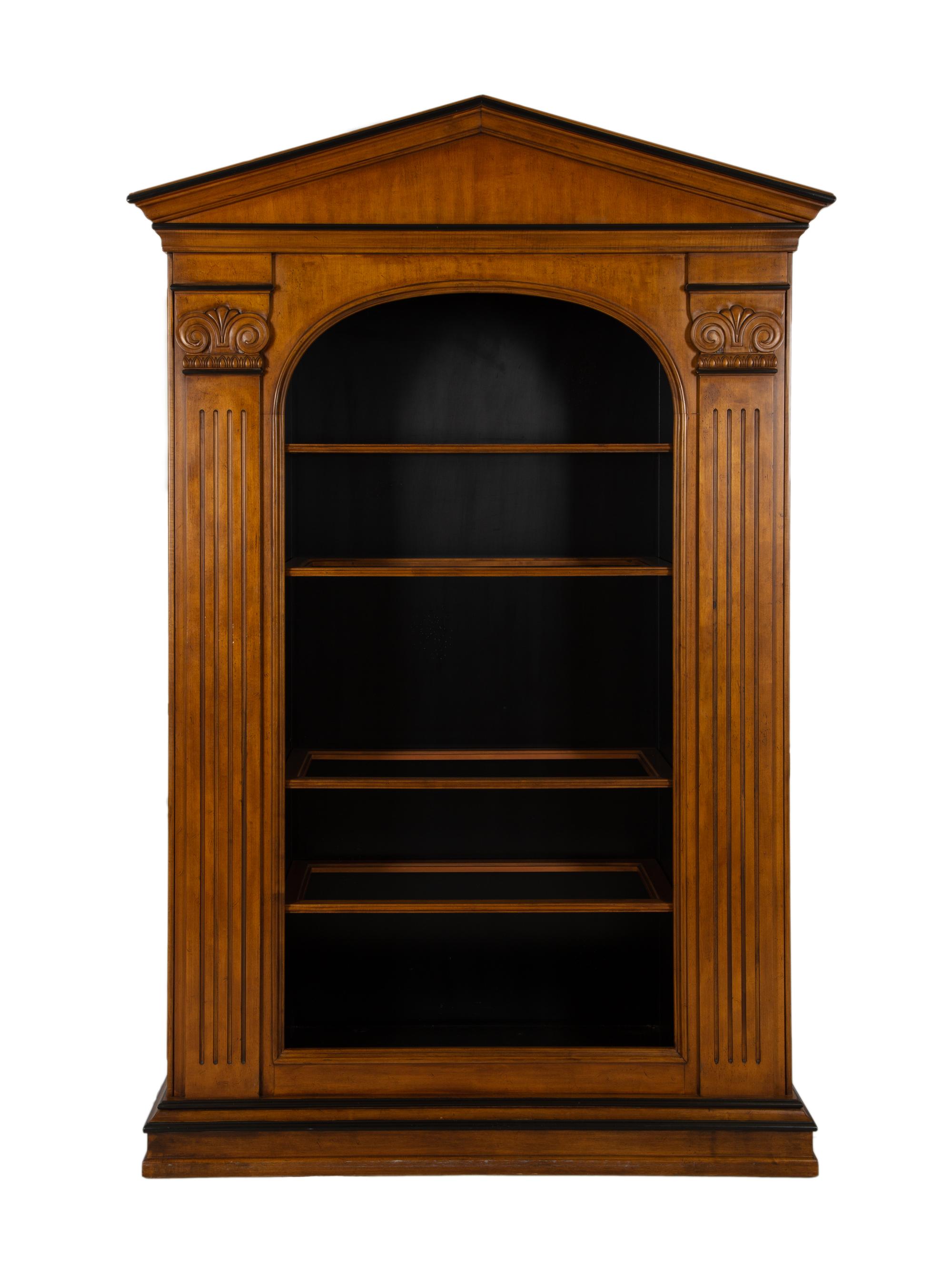 A Georgian Style Walnut Bookcase — 20TH CENTURY