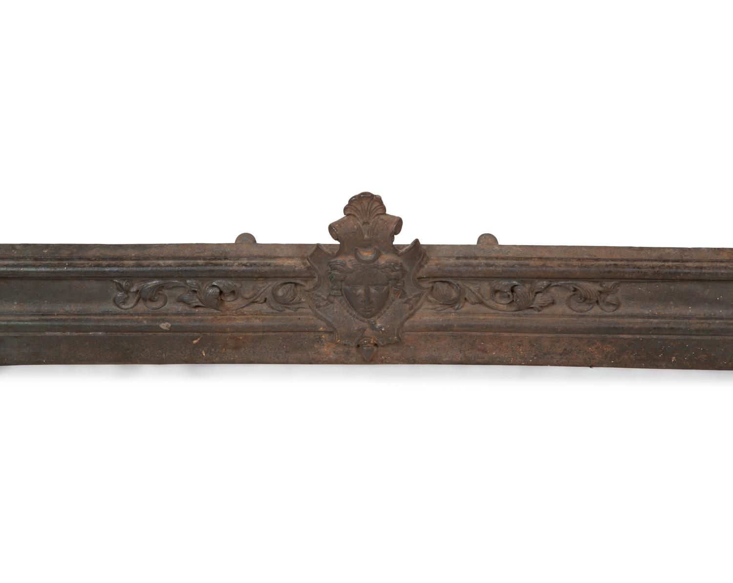 A Neoclassical Style Patinated Bronze Fire Fender — EARLY 20TH CENTURY