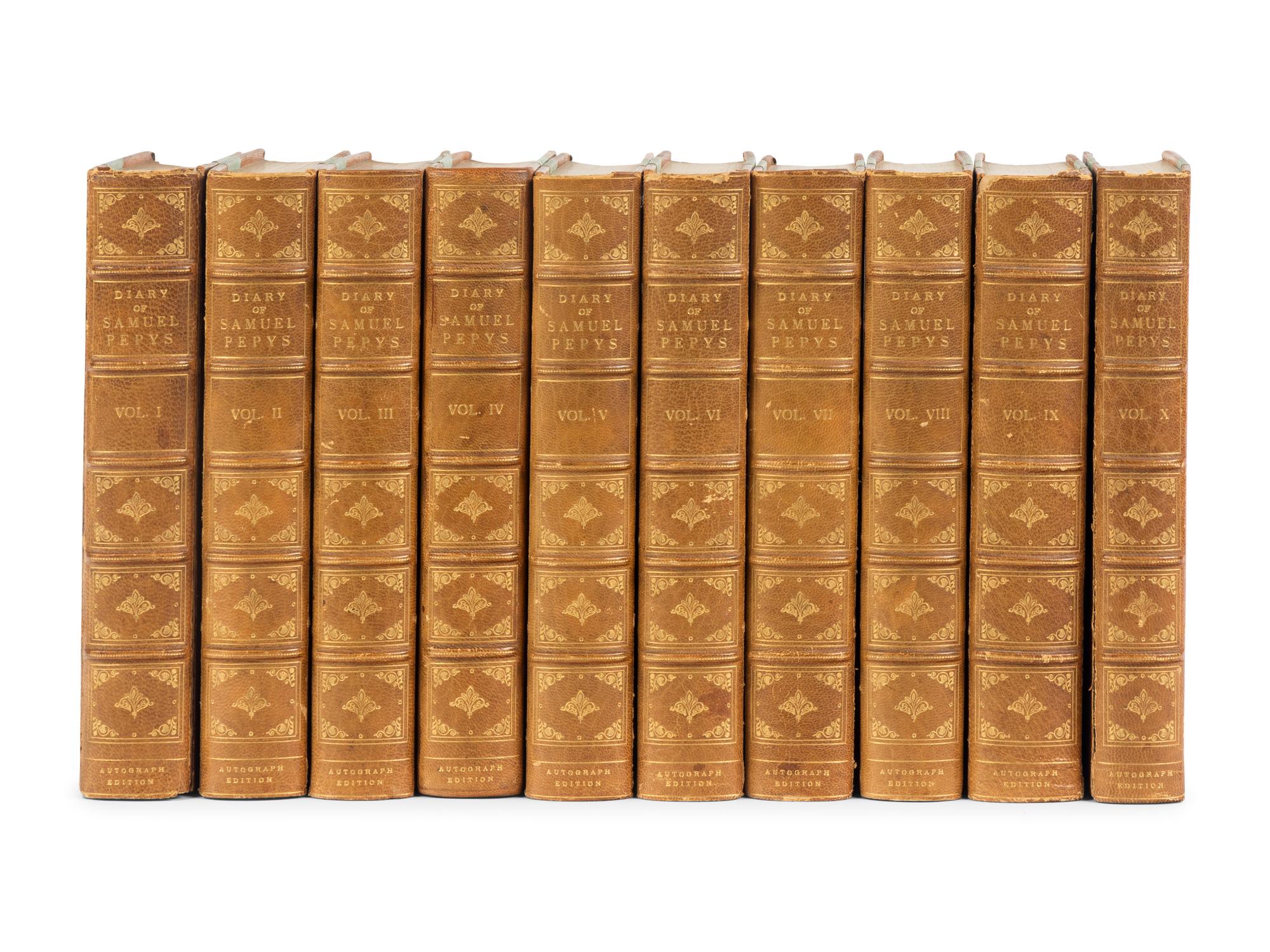 PEPYS, Samuel (1633-1703). Diary and Correspondence of Samuel Pepys, Esq. New York: Dodd, Mead, & Company, 1884.
