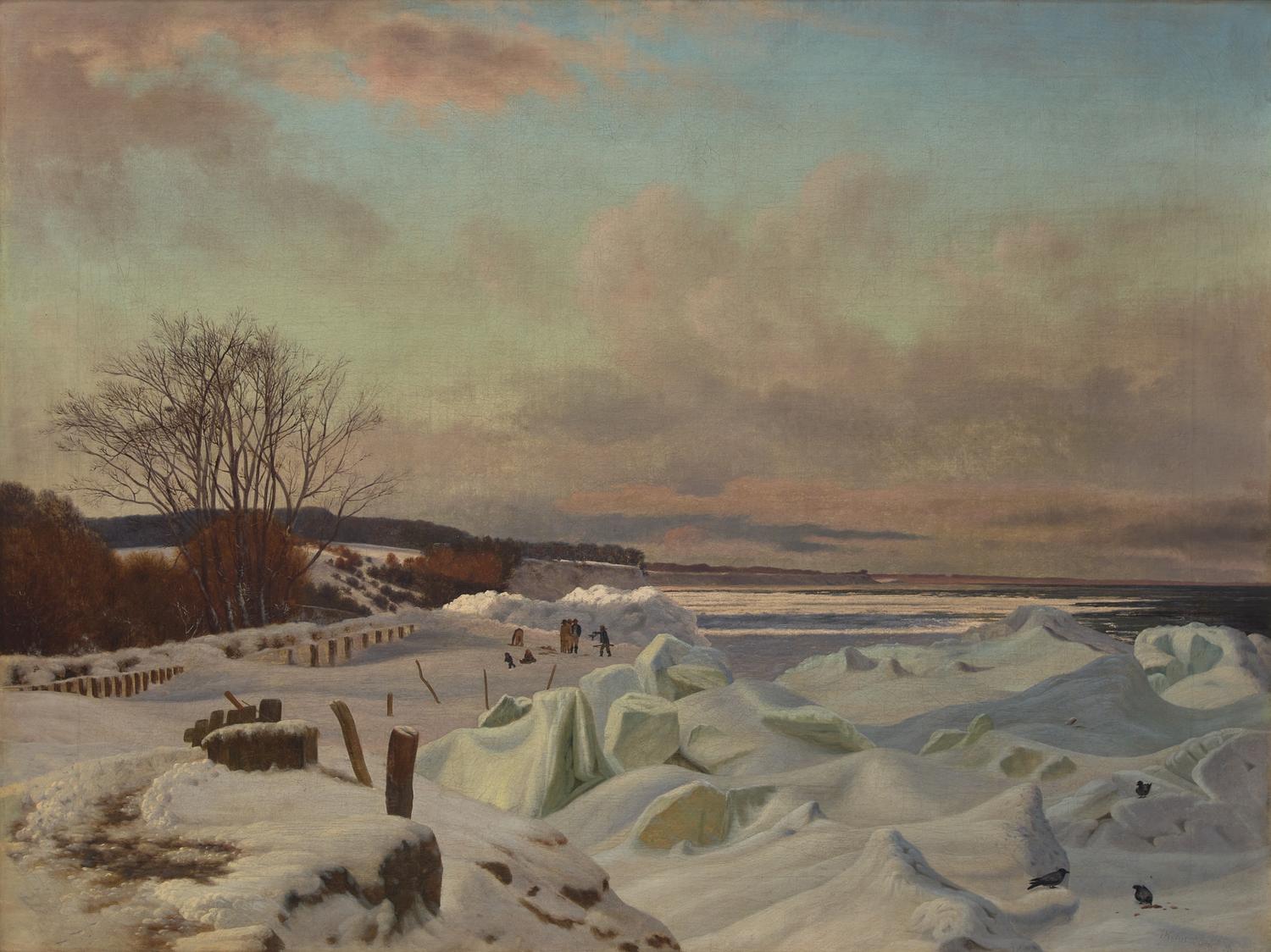 Coast at Tarrbek, Winter , 1853